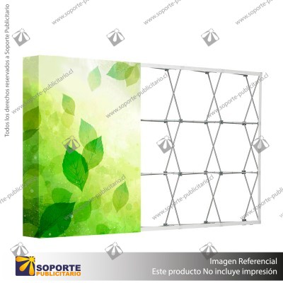 PANEL ARAÑA TEXTIL RECTO 5 CUERPOS (375*230 CMS)